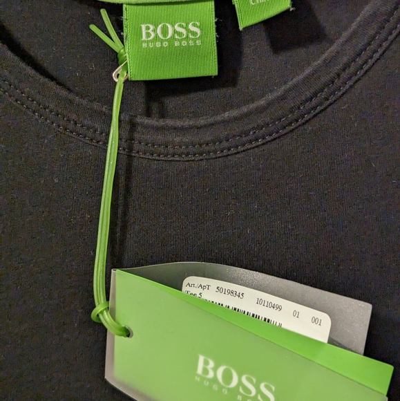 Hugo Boss Green Men's Graphic T-Shirt - Picture 3 of 5